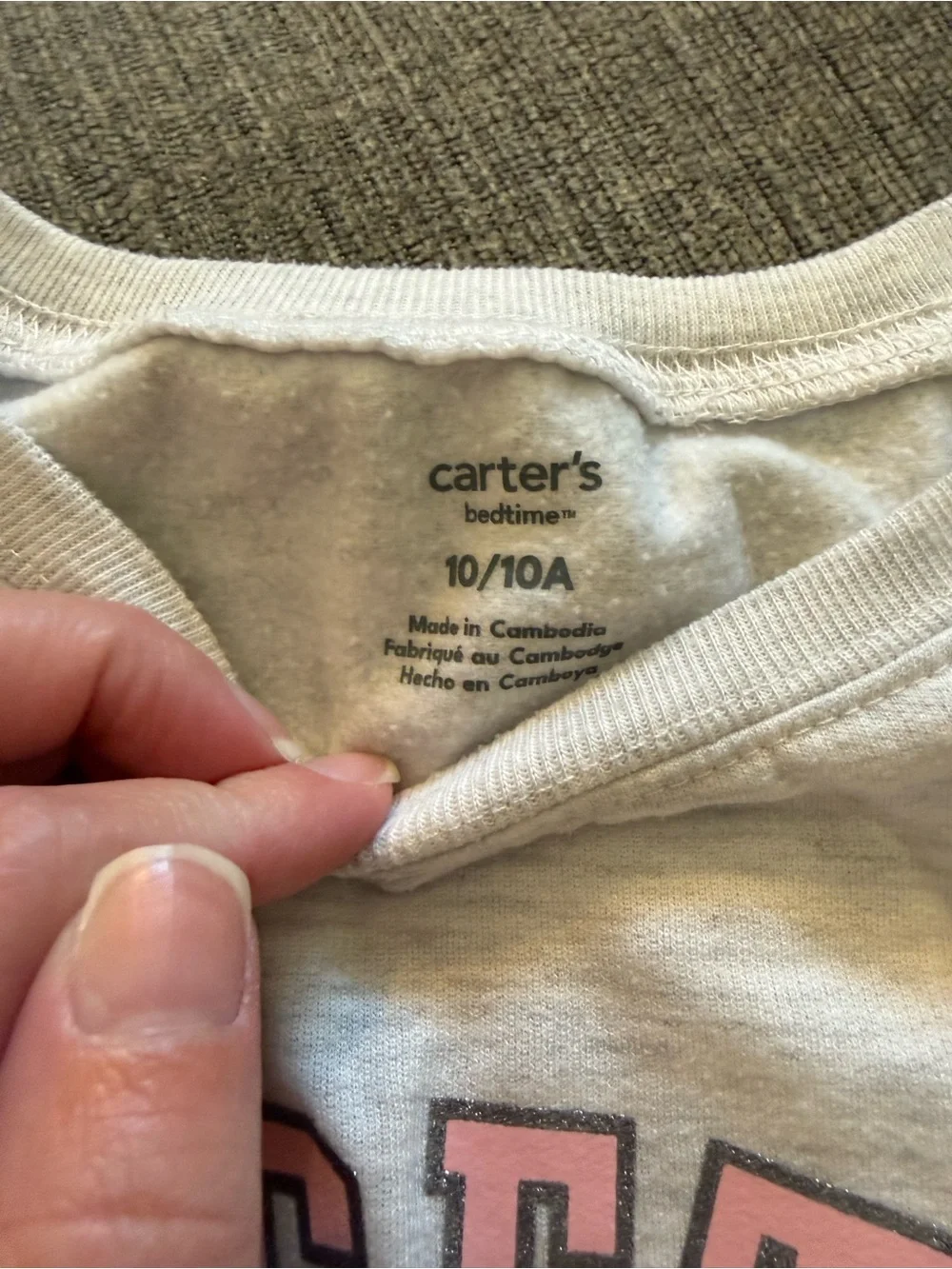 Carters girls Pj set